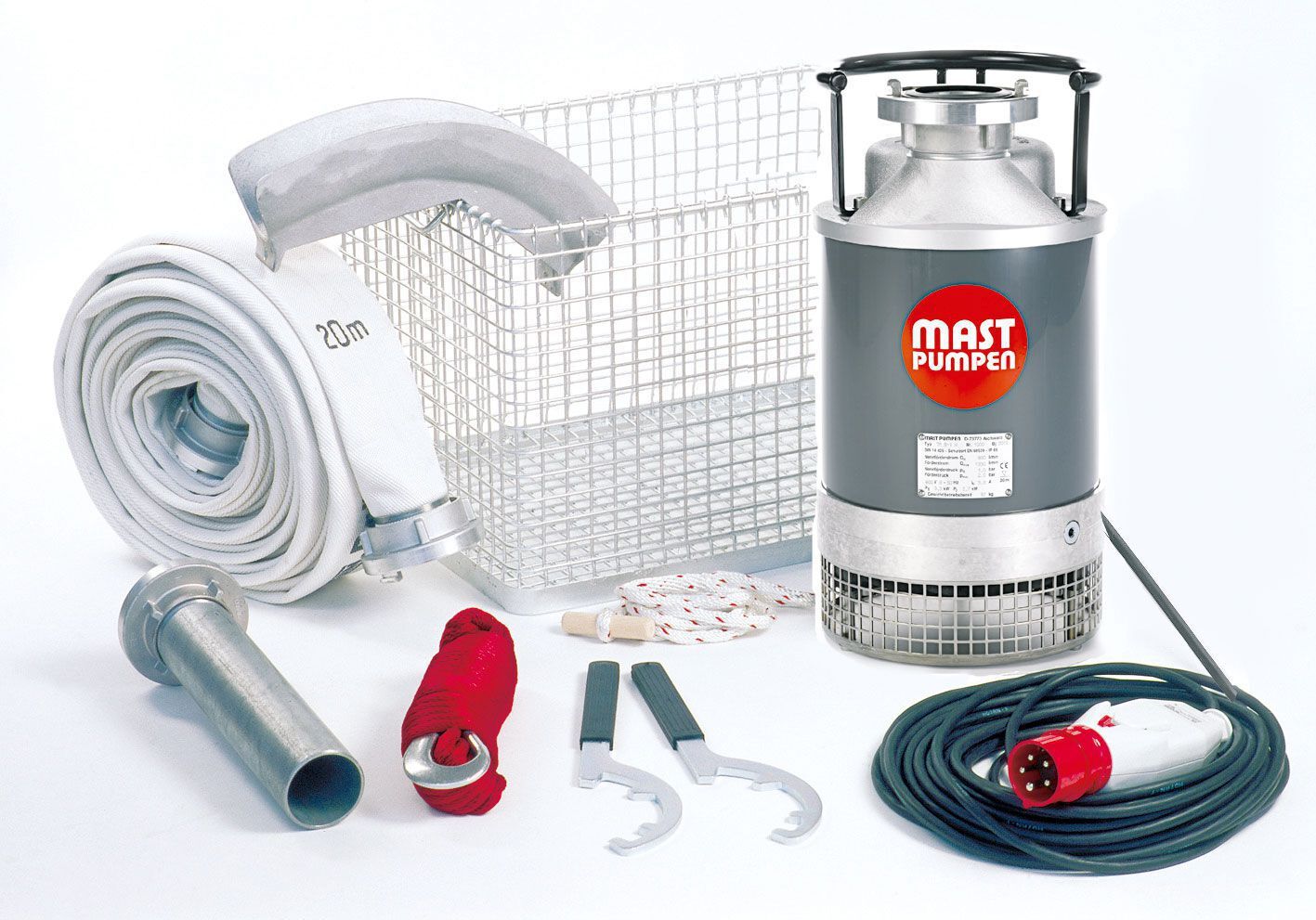 Mast Tauchpumpe TP 8-1 N Satz - Pumpe + Zubehör Produktbild Mast Tauchpumpe TP 8-1 N Satz - Pumpe + Zubehör