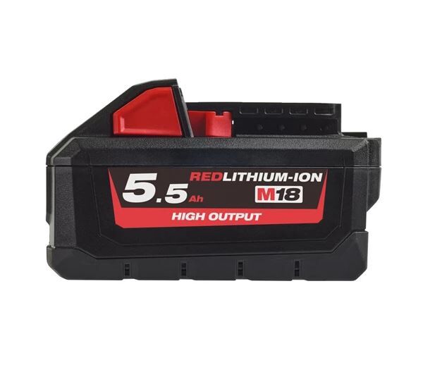 Milwaukee Akku M18HB5.5 High Output 5.5 Ah Produktbild Milwaukee Akku M18HB5.5 High Output 5.5 Ah