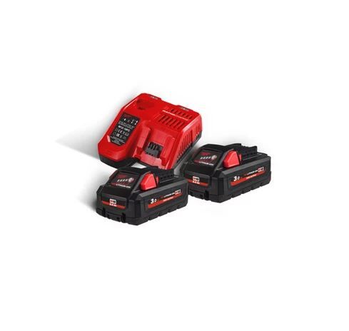 Milwaukee 18V Starterset M18HNRG-302 Akkus und Ladegerät Produktbild Milwaukee 18V Starterset M18HNRG-302 Akkus und Ladegerät