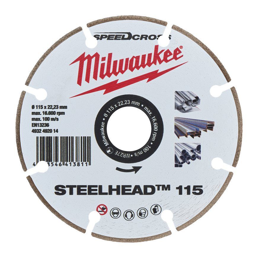 Milwaukee Diamanttrennscheibe 115 mm DH STEELHEAD Produktbild Milwaukee Diamanttrennscheibe 115 mm DH STEELHEAD