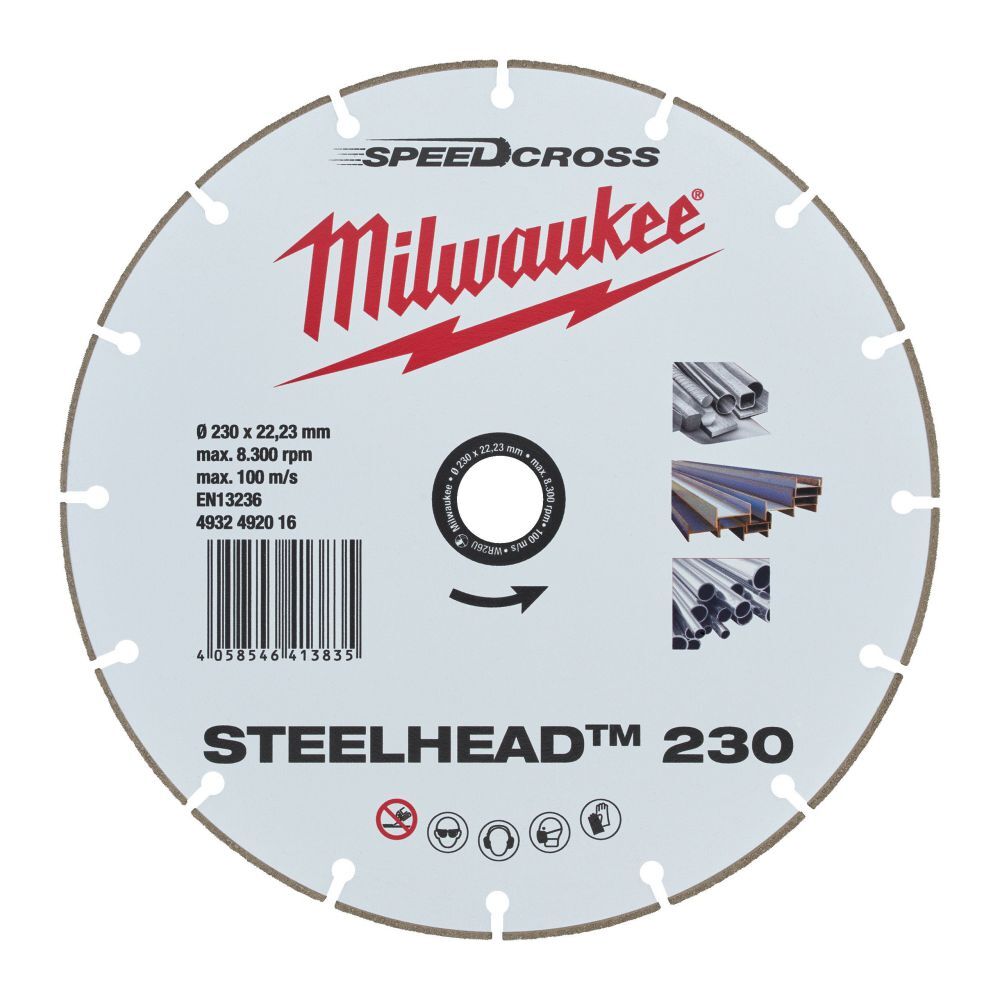 Milwaukee Diamanttrennscheibe DH STEELHEAD 230 mm Produktbild Milwaukee Diamanttrennscheibe DH STEELHEAD 230 mm
