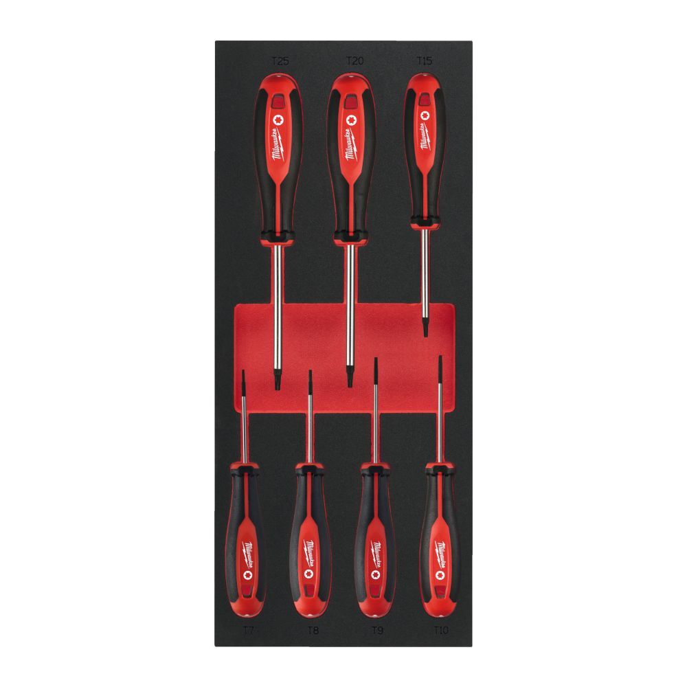 Milwaukee Tri Lobe Schraubendreher 7 teilig Einlage Produktbild Milwaukee Tri Lobe Schraubendreher 7 teilig Einlage