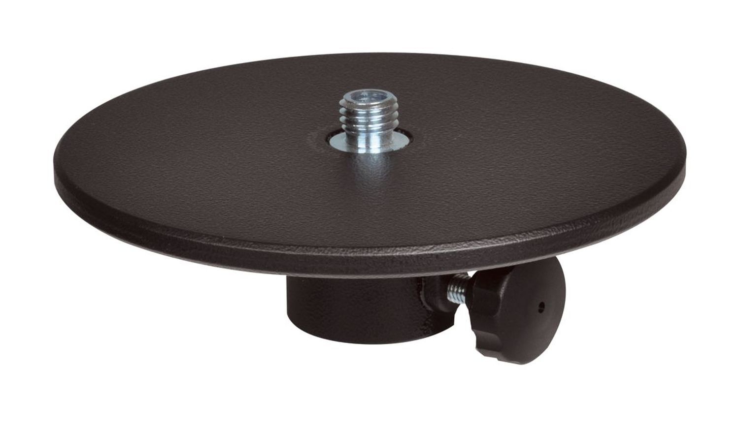 NEDO Auflageteller schwarz Säulendurchmesser 45 mm Metall Produktbild NEDO Auflageteller schwarz Säulendurchmesser 45 mm Metall