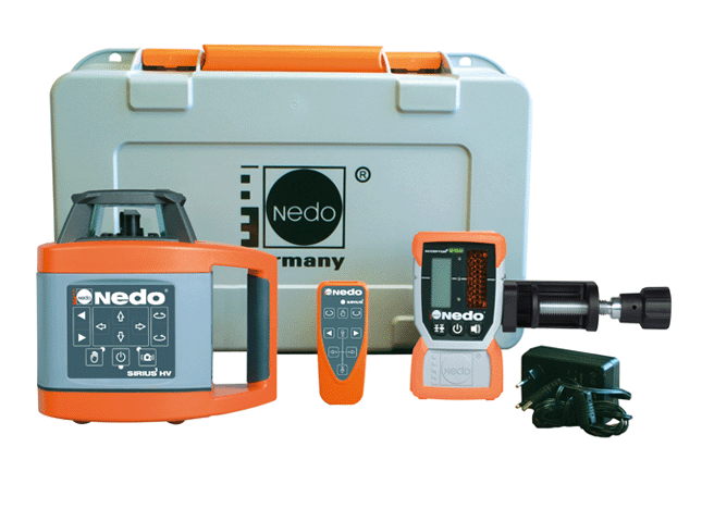 Nedo Rotationslaser SIRIUS 1 HV Laserklasse 2 NEDO mit schwerer Haltekl. Produktbild Nedo Rotationslaser SIRIUS 1 HV Laserklasse 2 NEDO mit schwerer Haltekl.