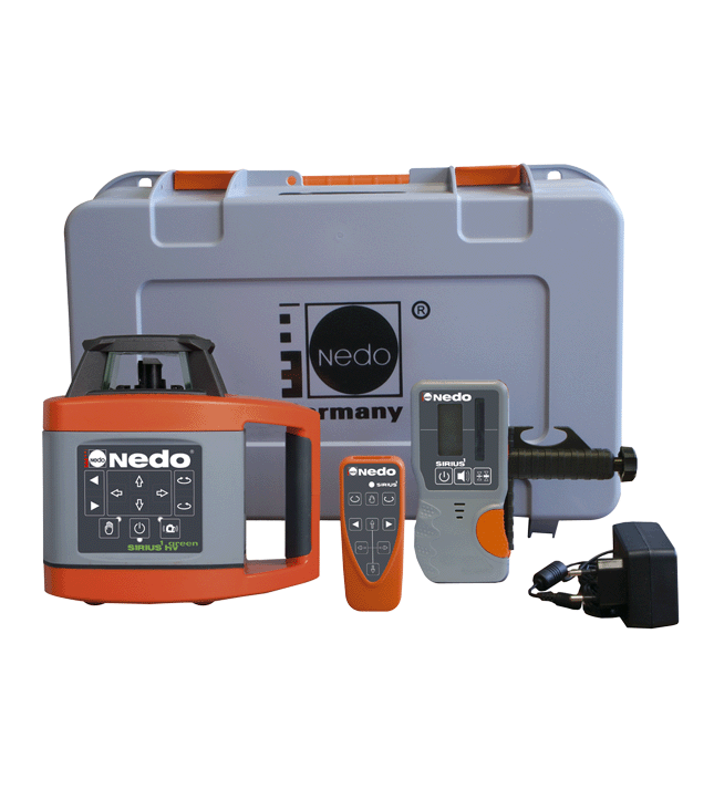Nedo Rotationslaser SIRIUS 1 HV green Laserklasse 2 Produktbild Nedo Rotationslaser SIRIUS 1 HV green Laserklasse 2
