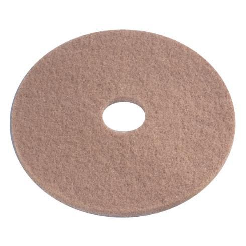 Nilfisk Eco Pad hellbraun Durchmesser 406 mm Pack a 5 Stück Produktbild Nilfisk Eco Pad hellbraun Durchmesser 406 mm Pack a 5 Stück