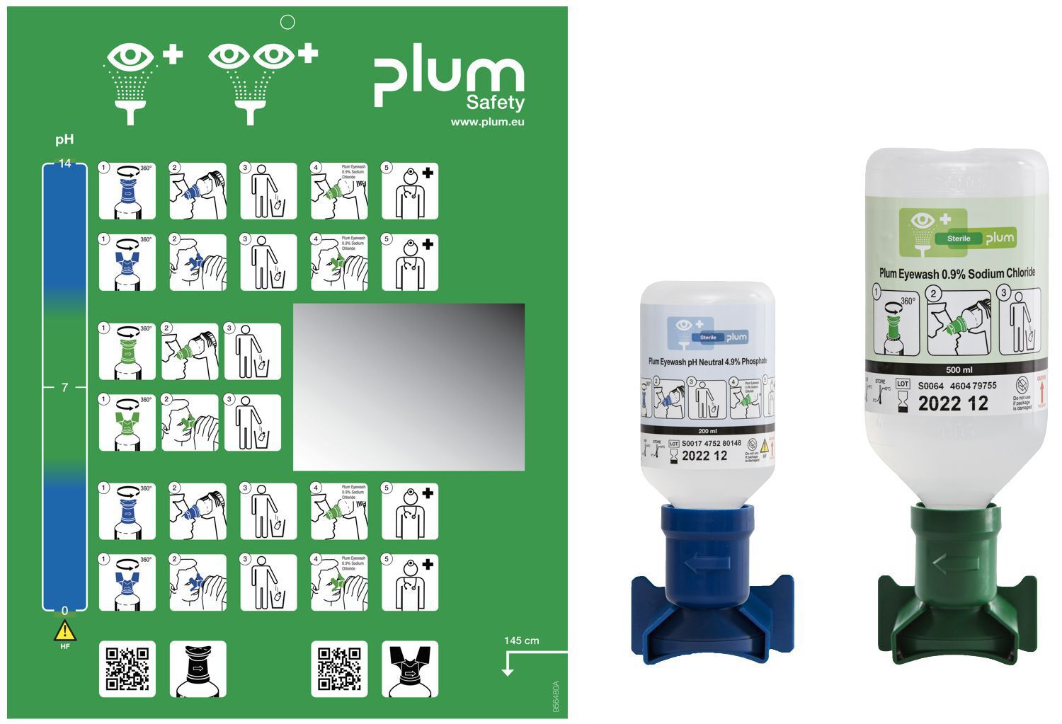 Plum Augen Notfallstation inklusive PH neutral und Augenspüllösung Produktbild Plum Augen Notfallstation inklusive PH neutral und Augenspüllösung
