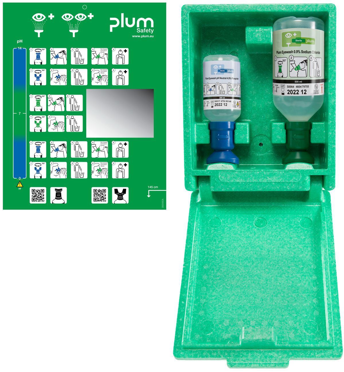 plum Augennotfallstation Augenspül-Kombi-Station 4789 Produktbild plum Augennotfallstation Augenspül-Kombi-Station 4789