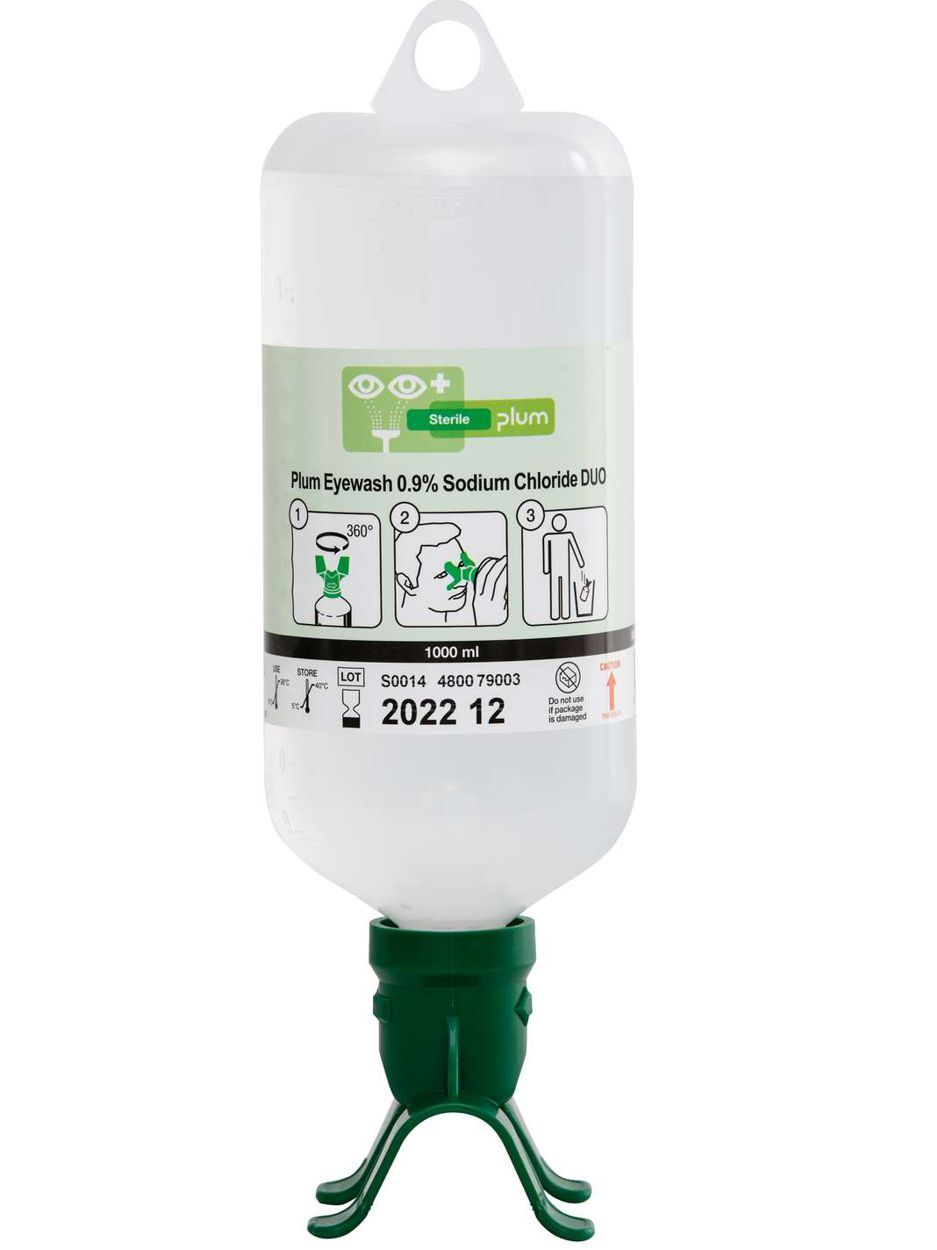 plum Augenspülflasche Duo 4800 1000 ml Produktbild plum Augenspülflasche Duo 4800 1000 ml