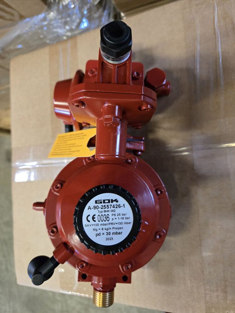 PRAMAC Gasdruckminderer Propan 29 mbar für Stromerzeuger Produktbild PRAMAC Gasdruckminderer Propan 29 mbar für Stromerzeuger