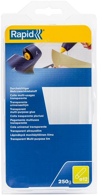 Rapid Klebesticks universal transparent Durchmesser 12 mm Rapid Klebesticks universal transparent Durchmesser 12 mm