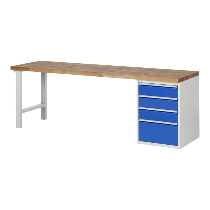 Rau Werkbank Modell 7510 Breite 2500 x 900 x 840 mm Produktbild Rau Werkbank Modell 7510 Breite 2500 x 900 x 840 mm