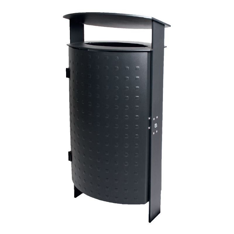 Renner Abfallbehälter 1500 x 475 mm 70 l RAL6005 Produktbild Renner Abfallbehälter 1500 x 475 mm 70 l RAL6005