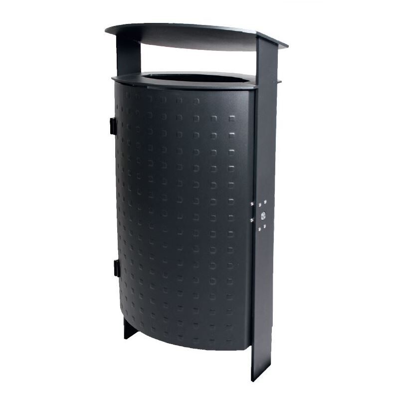 Renner Stand Abfallbehälter 1500 mm RAL6005 zum Einbetonieren Produktbild Renner Stand Abfallbehälter 1500 mm RAL6005 zum Einbetonieren