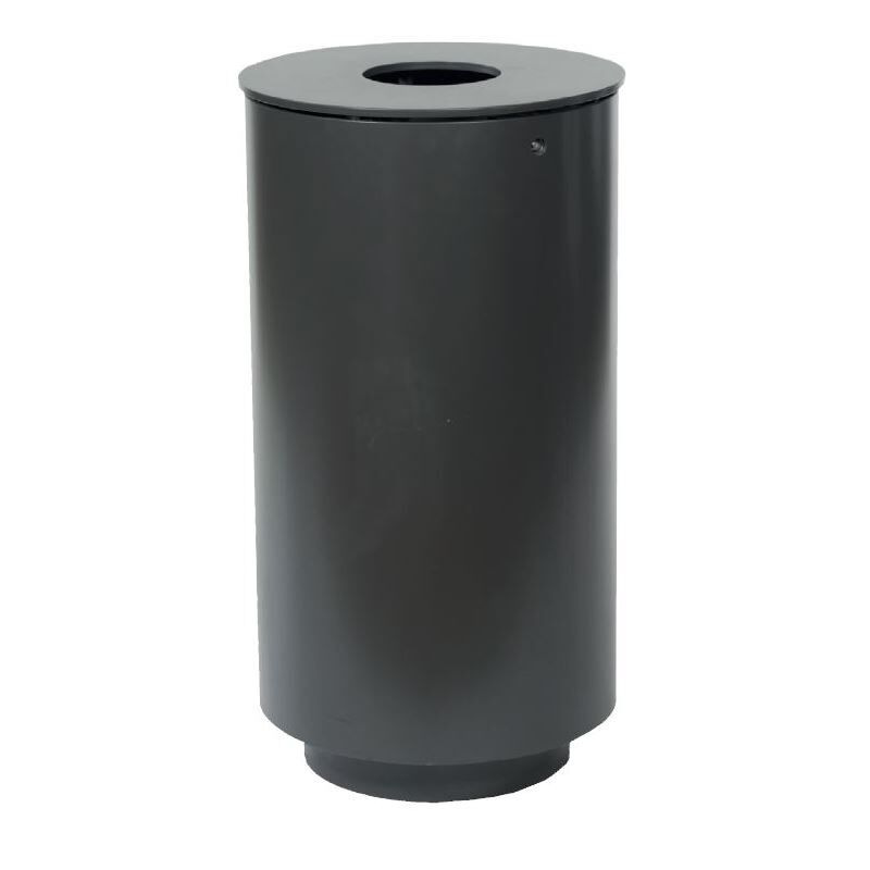 Renner Stand Abfallbehälter 50L RAL7016 zum Aufschrauben Produktbild Renner Stand Abfallbehälter 50L RAL7016 zum Aufschrauben