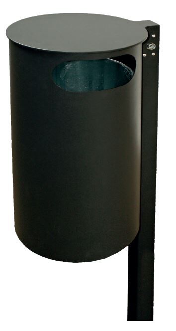 Renner Abfallbehälter 60 l RAL6005 zum Einbetonieren Produktbild Renner Abfallbehälter 60 l RAL6005 zum Einbetonieren