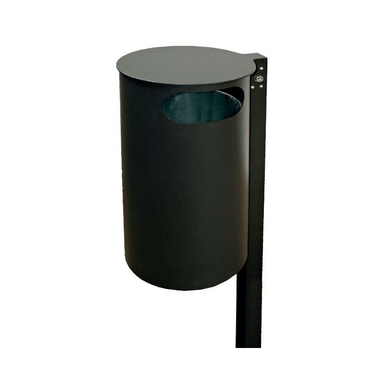 Renner Stand Abfallbehälter 60L mit Ascher DB703 zum Einbetonieren Produktbild Renner Stand Abfallbehälter 60L mit Ascher DB703 zum Einbetonieren bild 1