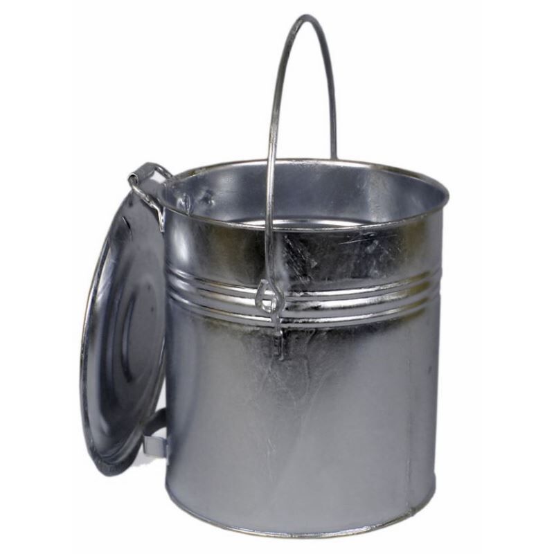 Renner Mülleimer zylindrisch 30L mit Scharnierdeckel Produktbild Renner Mülleimer zylindrisch 30L mit Scharnierdeckel