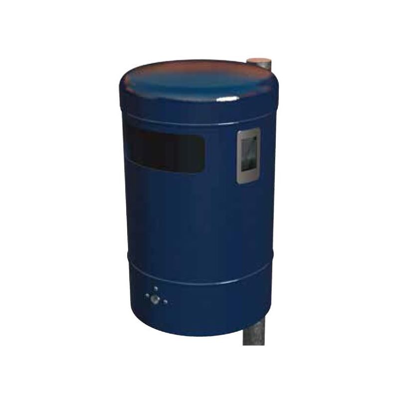Renner Rund Abfallbehälter 50L DB703 mit Ascher Produktbild Renner Rund Abfallbehälter 50L DB703 mit Ascher
