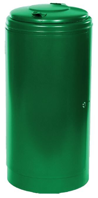 Renner Rastplatz Abfallsammler 120L RAL6002abschließbar zum Aufschrauben Produktbild Renner Rastplatz Abfallsammler 120L RAL6002abschließbar zum Aufschrauben