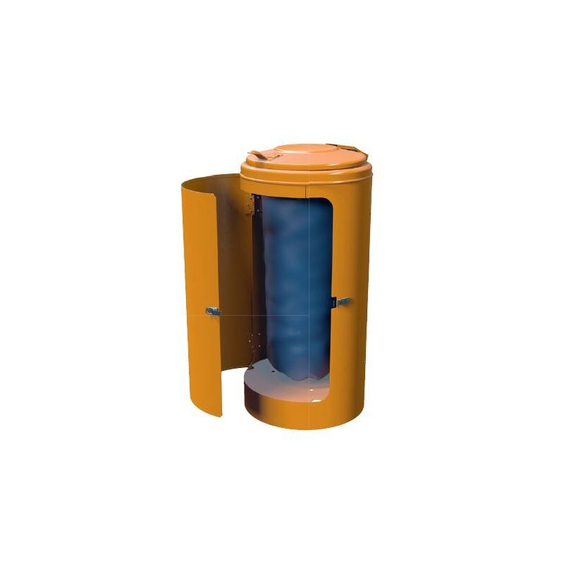 Renner Rastplatz Abfallsammler 120L DB703 abschließbar zum Aufschrauben Produktbild Renner Rastplatz Abfallsammler 120L DB703 abschließbar zum Aufschrauben bild 2