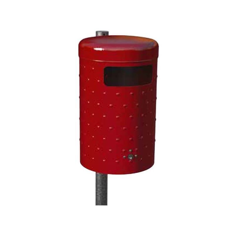 Renner Rund Abfallbehälter 50L DB703 Noppenblech Design Produktbild Renner Rund Abfallbehälter 50L DB703 Noppenblech Design