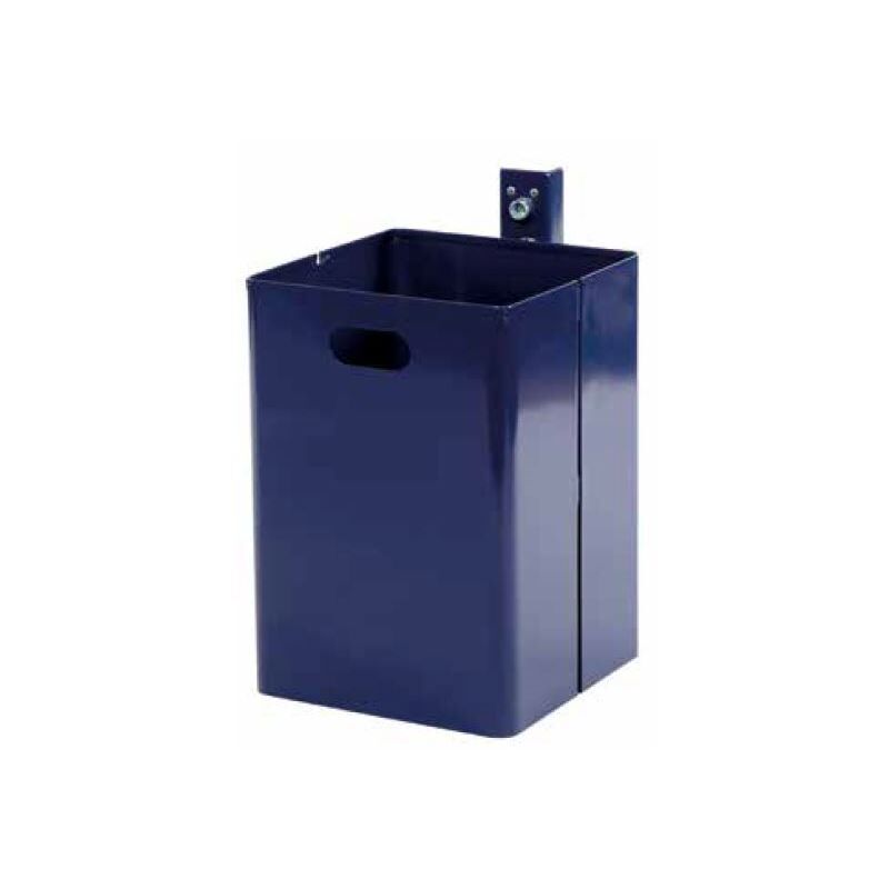 Renner Rechteck Abfallbehälter 40L Pulverbeschichtet RAL7016 ohne Haube Produktbild Renner Rechteck Abfallbehälter 40L Pulverbeschichtet RAL7016 ohne Haube