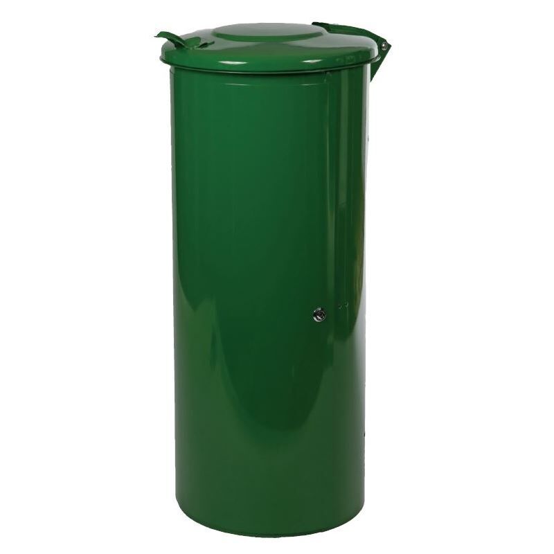 Renner Abfallsammler Modell 110 abschließbar 110L Feuerverzinkt Produktbild Renner Abfallsammler Modell 110 abschließbar 110L Feuerverzinkt