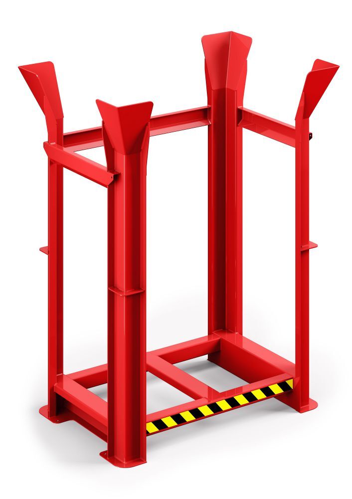 RR Paletten Richtgestell Typ RRG-10 RAL 3000 Produktbild RR Paletten Richtgestell Typ RRG-10 RAL 3000