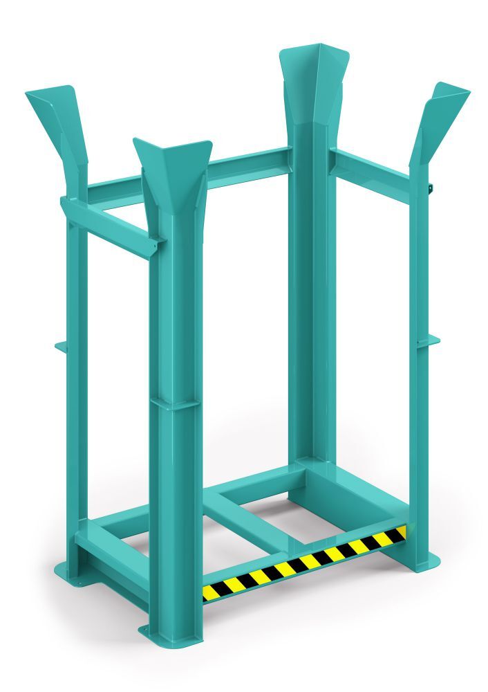 RR Paletten Richtgestell Typ RRG-10 RAL 5018 Produktbild RR Paletten Richtgestell Typ RRG-10 RAL 5018