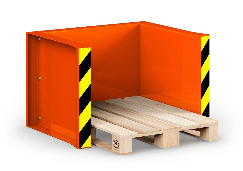 RR Paletten Stapel Station Typ RPS-05 RAL 2004 Produktbild RR Paletten Stapel Station Typ RPS-05 RAL 2004