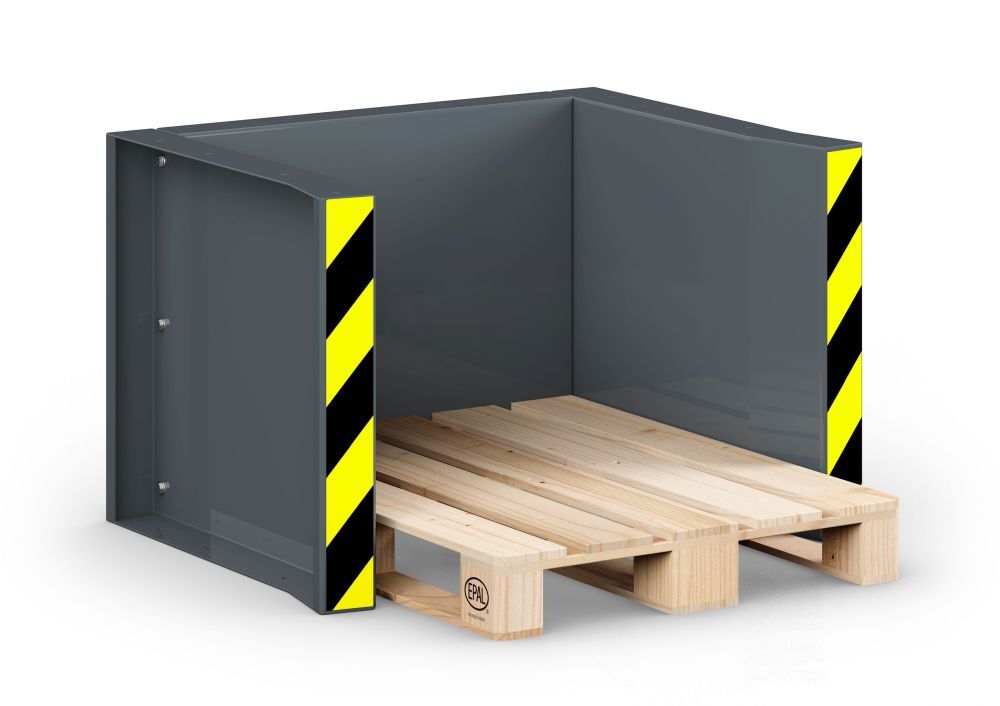 RR Paletten Stapel Station Typ RPS-05 RAL 7005 Produktbild RR Paletten Stapel Station Typ RPS-05 RAL 7005