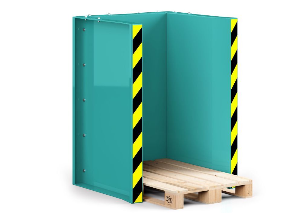 RR Paletten Stapel Station Typ RPS-10 RAL 5018 Produktbild RR Paletten Stapel Station Typ RPS-10 RAL 5018