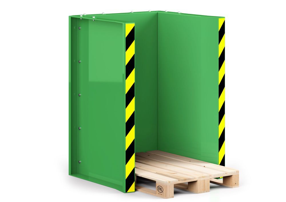 RR Paletten Stapel Station Typ RPS-10 RAL 6018 Produktbild RR Paletten Stapel Station Typ RPS-10 RAL 6018