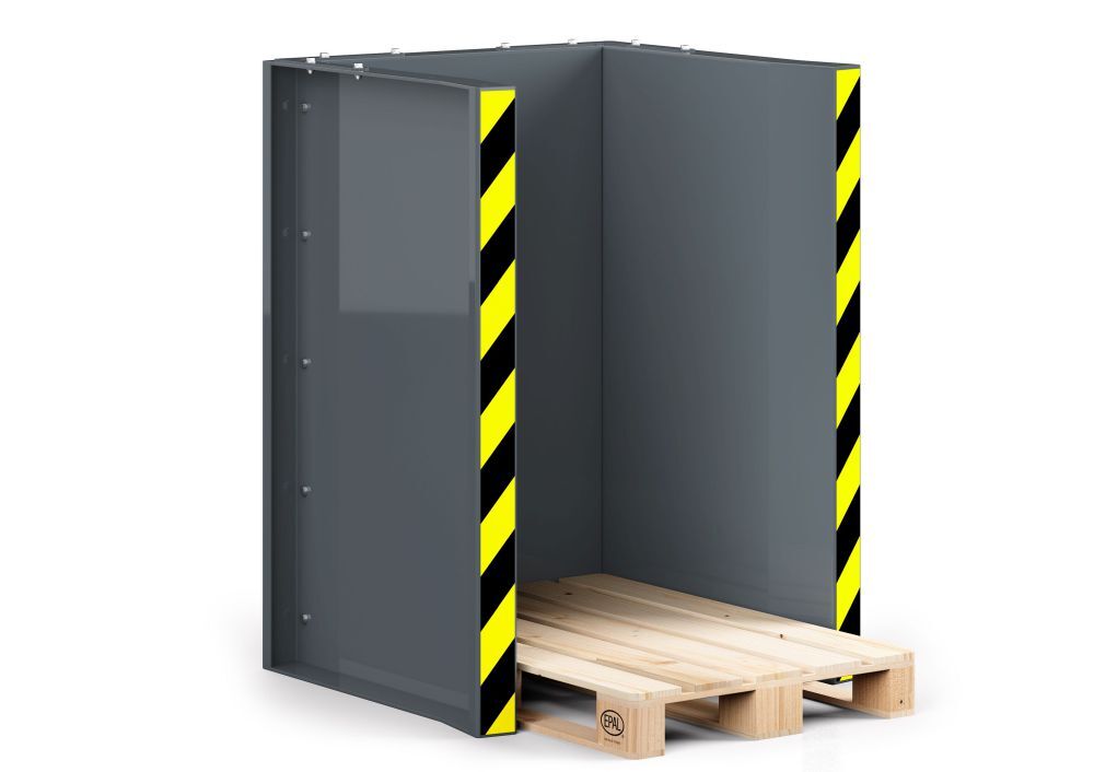 RR Paletten Stapel Station Typ RPS-10 RAL 7005 Produktbild RR Paletten Stapel Station Typ RPS-10 RAL 7005