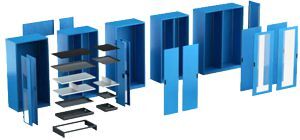 Schwerlastschränke modulares Baukastensystem Beispiel Lista