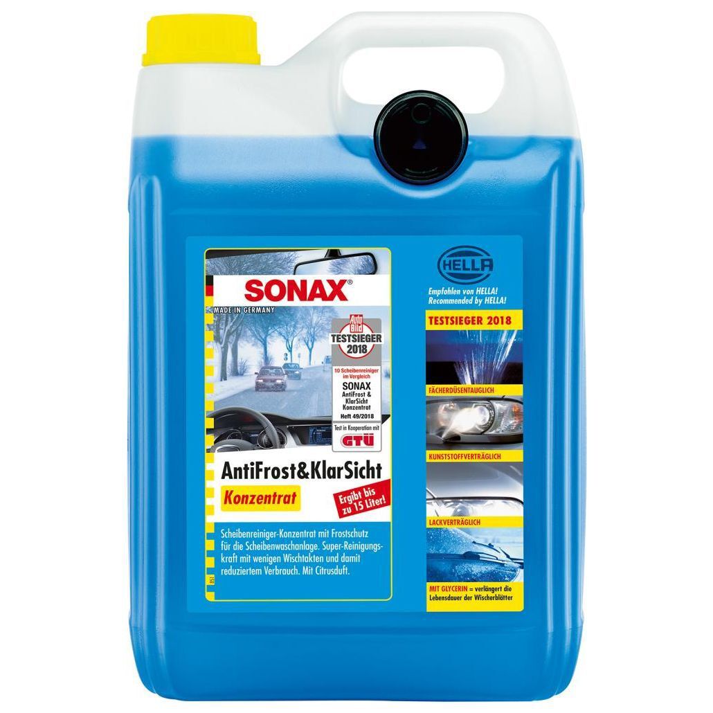 Sonax Antifrost und Klarsicht Konzentrat Kanister 5 Liter mit Ausgießer Produktbild Sonax Antifrost und Klarsicht Konzentrat Kanister 5 Liter mit Ausgießer