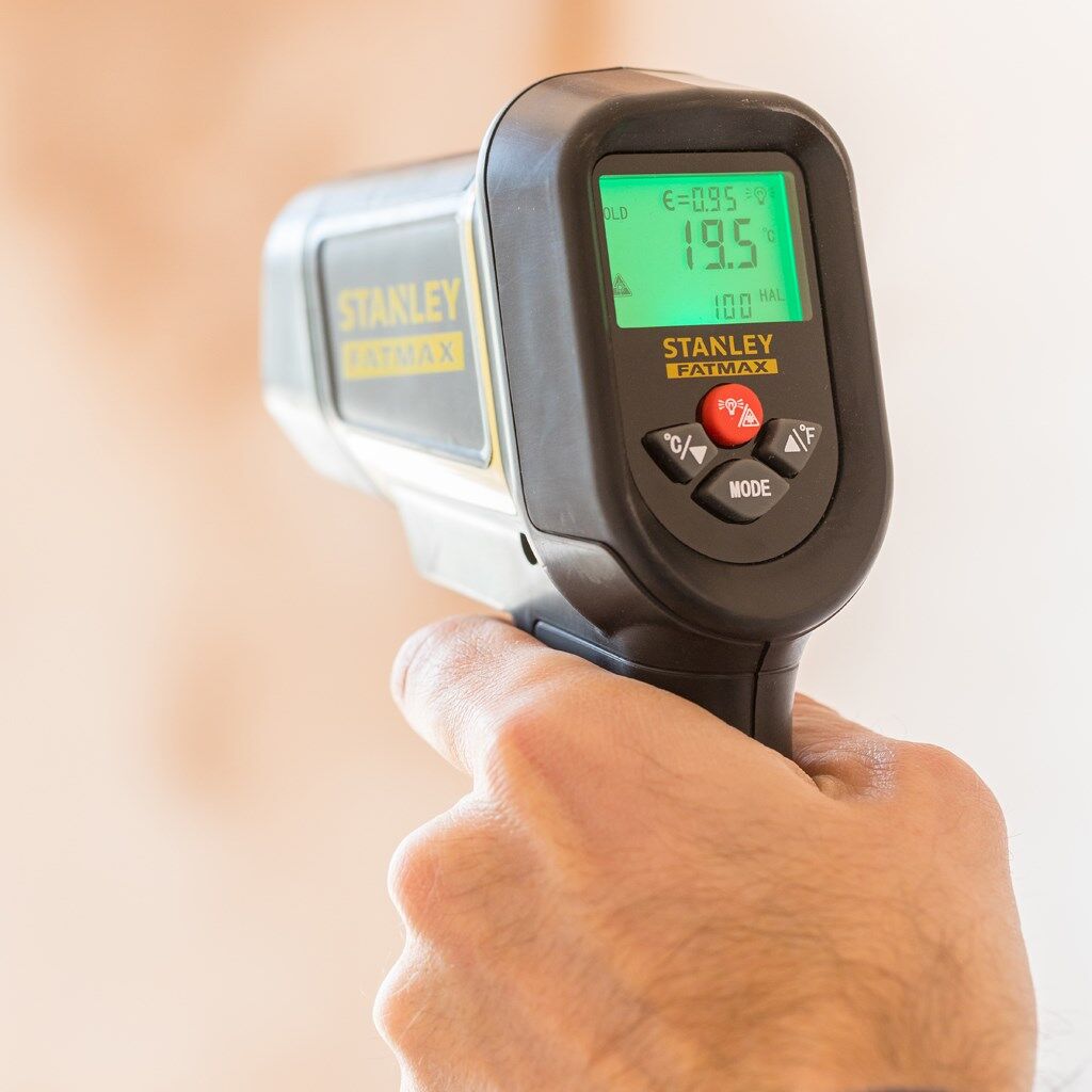 Stanley FatMax Infrarot Thermometer - Anwendung Produktbild Stanley FatMax Infrarot Thermometer - Anwendung bild 4