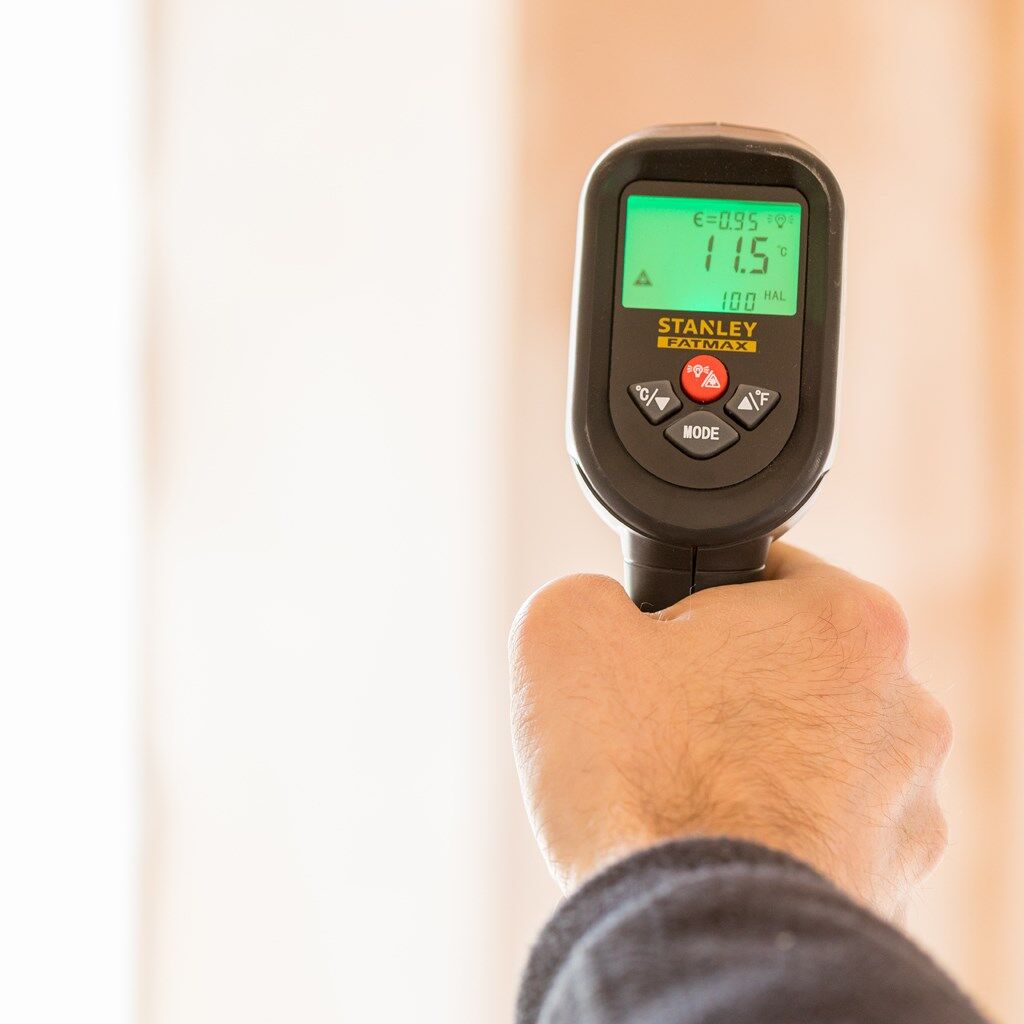 Stanley FatMax Infrarot Thermometer - Anwendung Produktbild Stanley FatMax Infrarot Thermometer - Anwendung bild 5