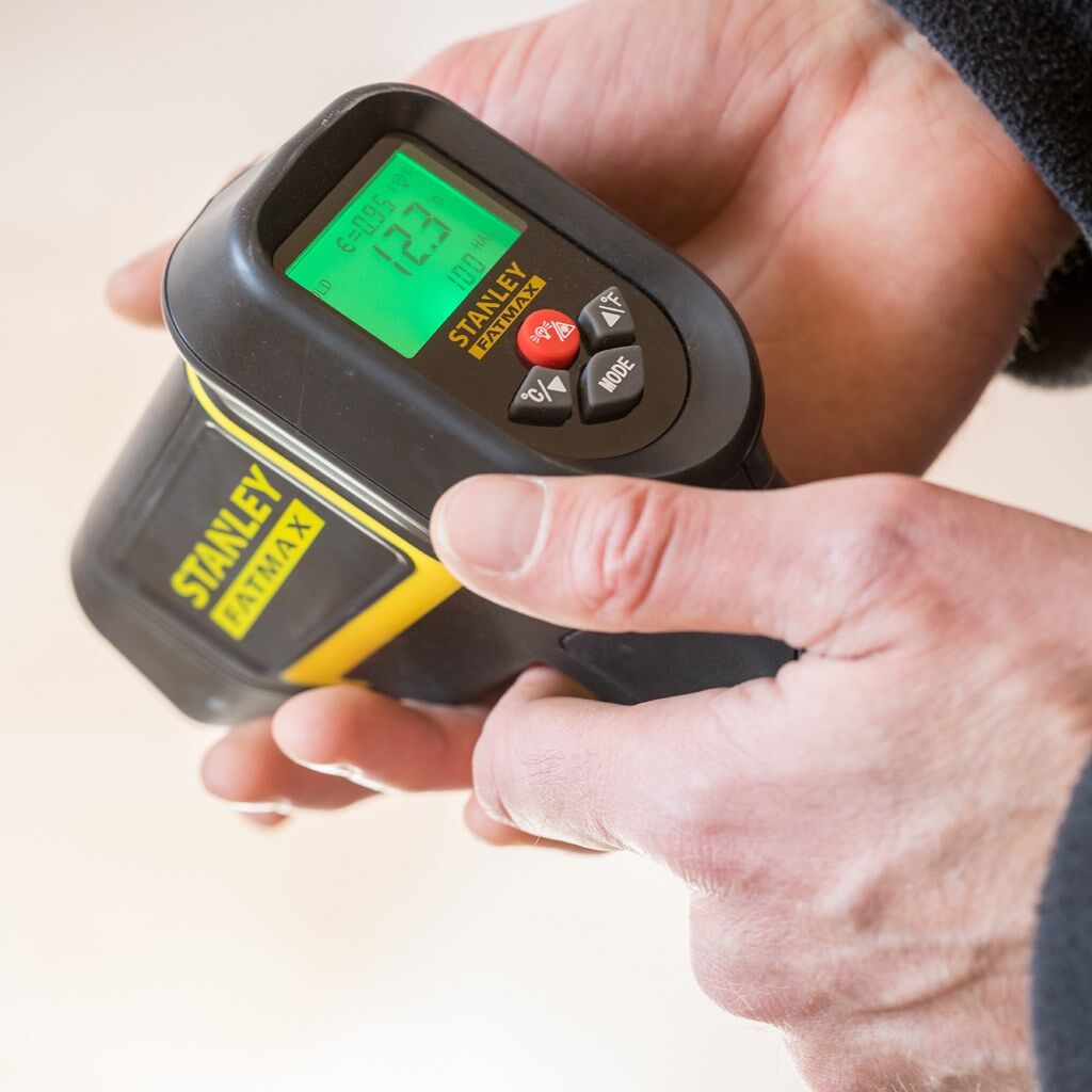 Stanley FatMax Infrarot Thermometer - Anwendung Produktbild Stanley FatMax Infrarot Thermometer - Anwendung bild 6
