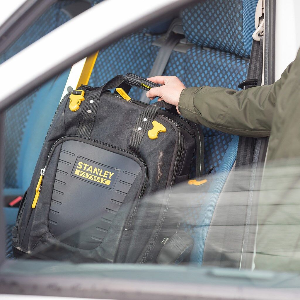 Stanley Fatmax Quick Access Rucksack - Anwendung Stanley Fatmax Quick Access Rucksack - Anwendung