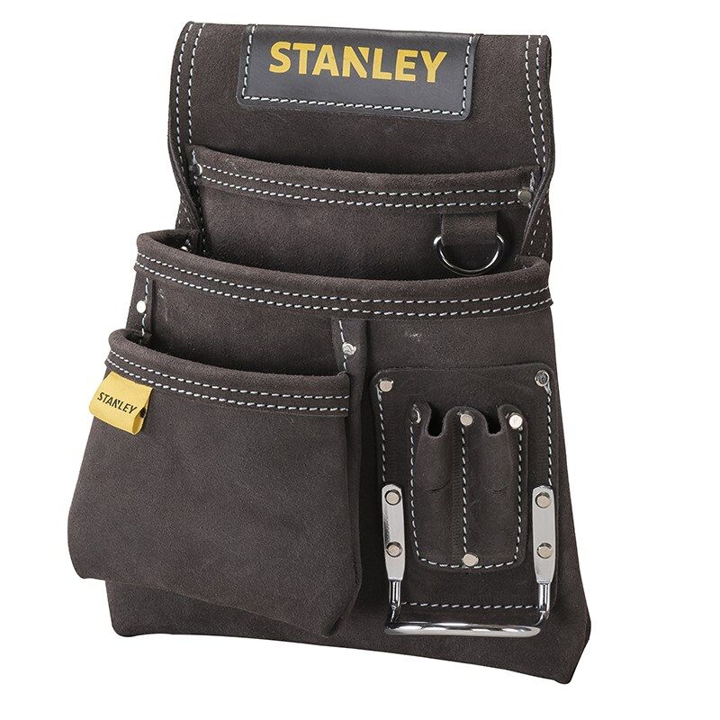Stanley Werkzeug- und Hammertasche aus Leder Produktbild Stanley Werkzeug- und Hammertasche aus Leder bild 3