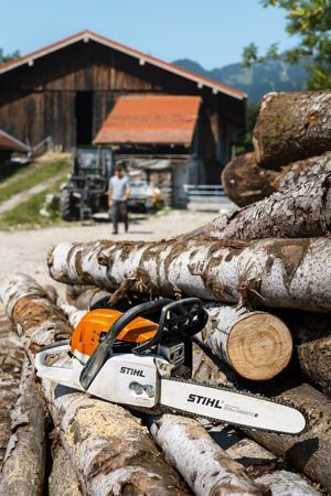 Stihl Kettensägen - Sägen Beispiel