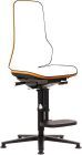 Stuhl NEON grau synchro mit Gleiter 