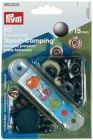 Pösamo Druckknopf Sport+Camping (SB) MS-brün. 15,0mm a 10St
