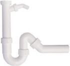 Sanitop Wingenroth Kunststoff-Siphon, P-Form1 1/2"x40 WAS-Anschluss