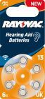 VARTA Rayovac Knopf Acoustic S.13 6-er Blister