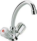 Sanitop Wingenroth Zweigriffarmatur Standard Plus für Waschtisch chrom