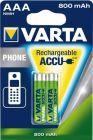 VARTA Phonepower Accu T398 Mico/AAA/HR03,800mAh