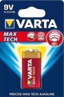 VARTA MAX TECH Batterie 9V-Block, 1-er Blister